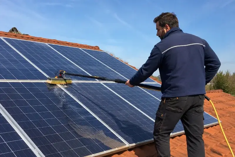 Nettoyage et entretien de panneaux solaires à Tavel